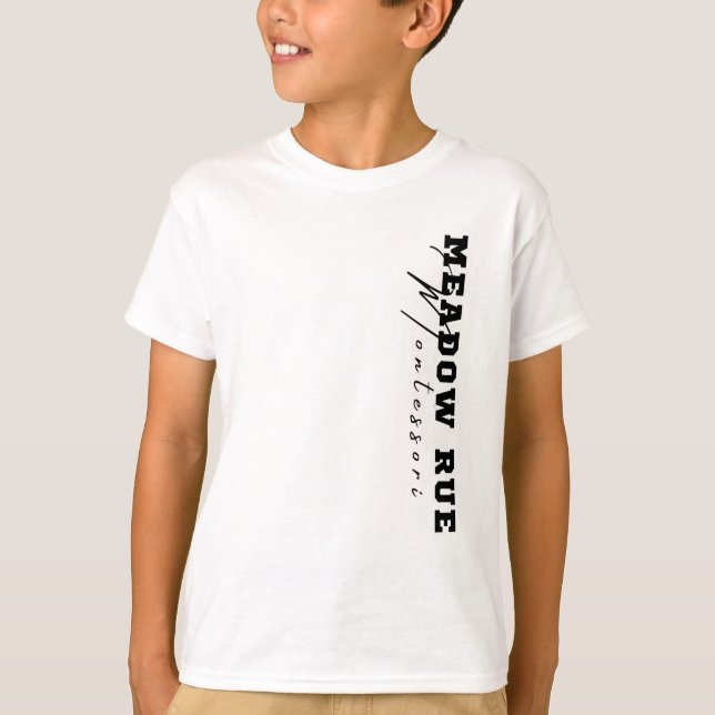 Camisetas verticales de Meadow Rue (Anverso)