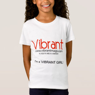 Camisetas vibrante de la niña
