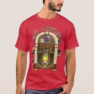 Camisetas viejas del eje de balancín de la máquina