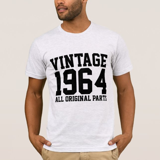 Camisetas VINTAGE CUMPLEAÑOS 1964 (Anverso)