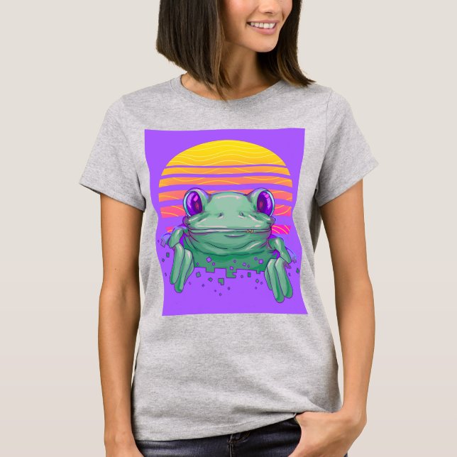 Camisetas Vintage divertidas FROG (Anverso)