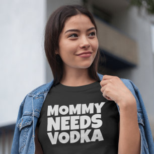 Camisetas VODKA DEL DÍA DE LA MADRE DONDE SE DIVUL