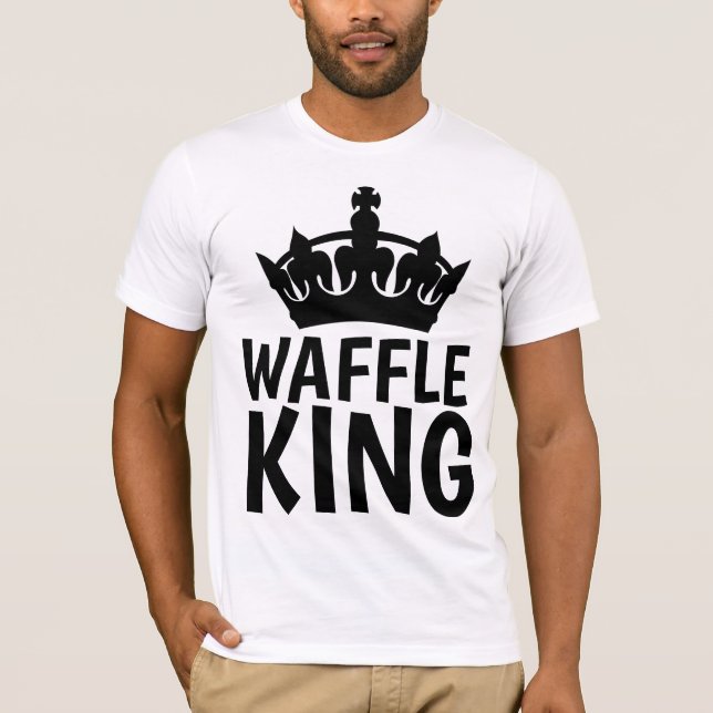 Camisetas WAFFLE KING (Anverso)