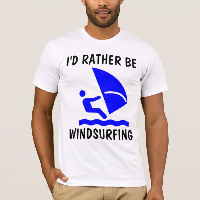 Camisetas WINDSURF, PREFERIRÍA ESTAR (Anverso)