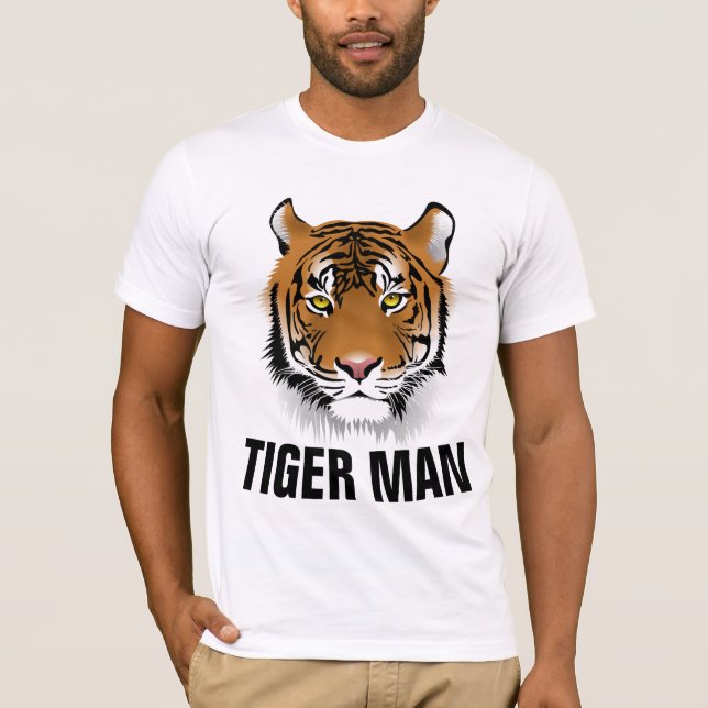 Camisetas y Camisetas de gimnasia de TIGER MAN (Anverso)