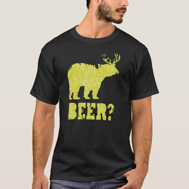 Camisetas y camisetas de los ciervos del oso de la (Anverso)