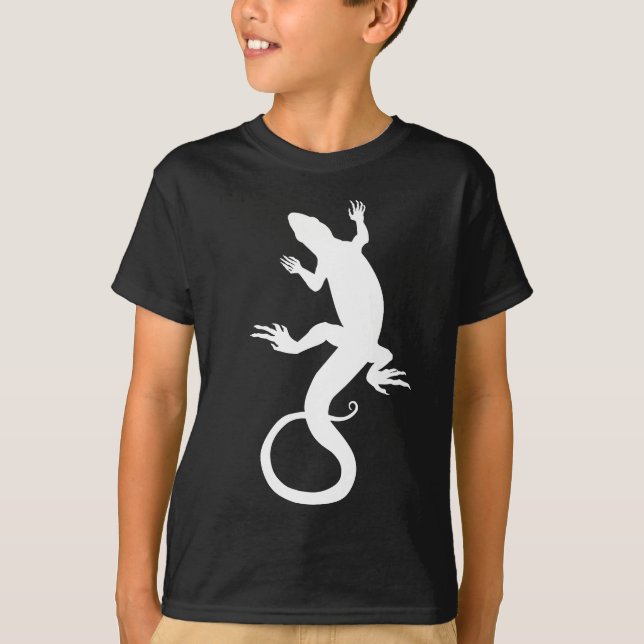Camisetas y Camisetas reptiles de Lizard Art Kid y (Anverso)