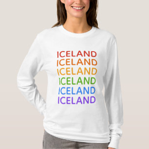 Camisetas y chaquetas arcoiris de Islandia