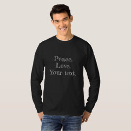 Camisetas y chaquetas con texto personalizado