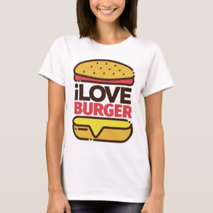 camisetas y chaquetas de amante de hamburguesas