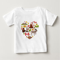 Camisetas y chaquetas de amor de Canadá