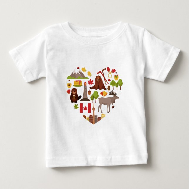 Camisetas y chaquetas de amor de Canadá (Anverso)