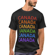 Camisetas y chaquetas de CANADÁ del arco iris