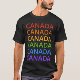 Camisetas y chaquetas de CANADÁ del arco iris