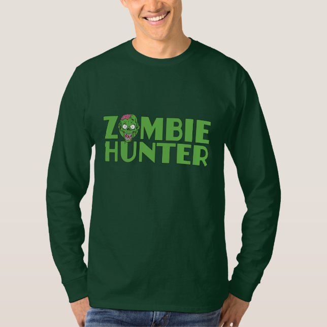 Camisetas y chaquetas de cazadores zombies (Anverso)
