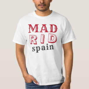 Camisetas y chaquetas de MADRID España