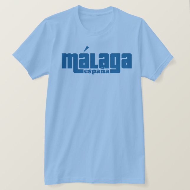 Camisetas y chaquetas de Málaga España (Anverso del diseño)