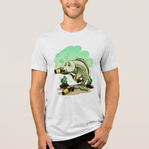 Camisetas y chaquetas de pescado para consumo huma