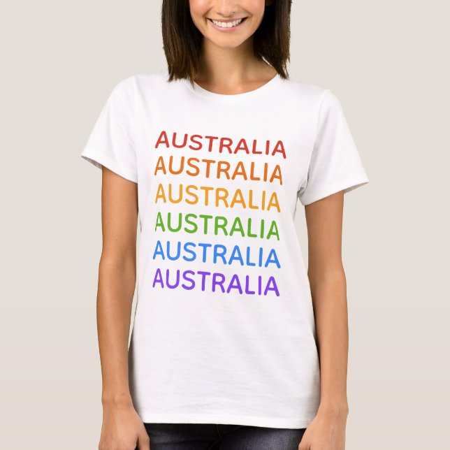 Camisetas y chaquetas de Rainbow Australia (Anverso)