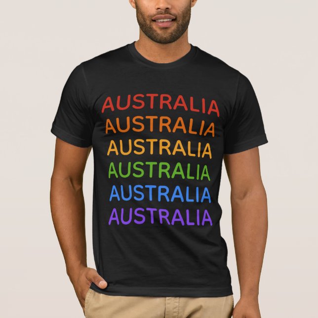 Camisetas y chaquetas de Rainbow Australia (Anverso)