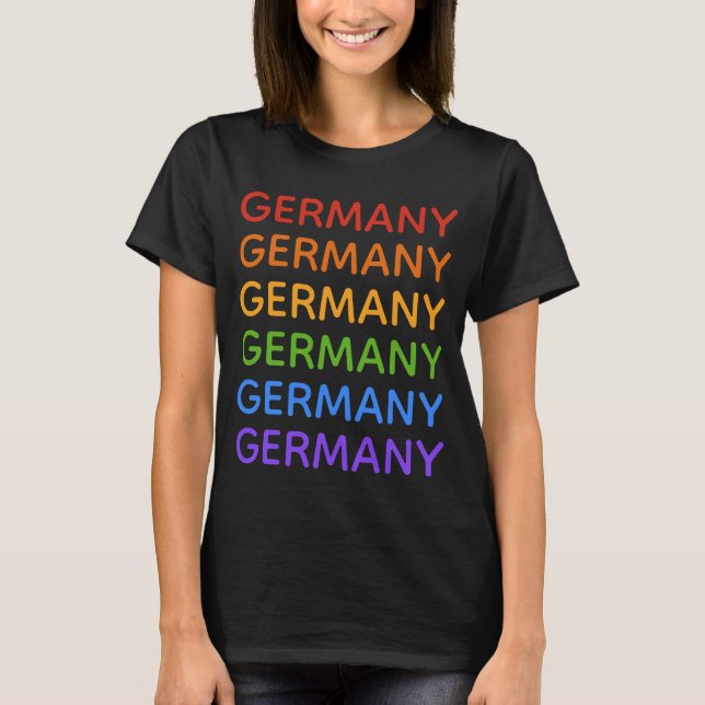 Camisetas y chaquetas de Rainbow Germany (Anverso)