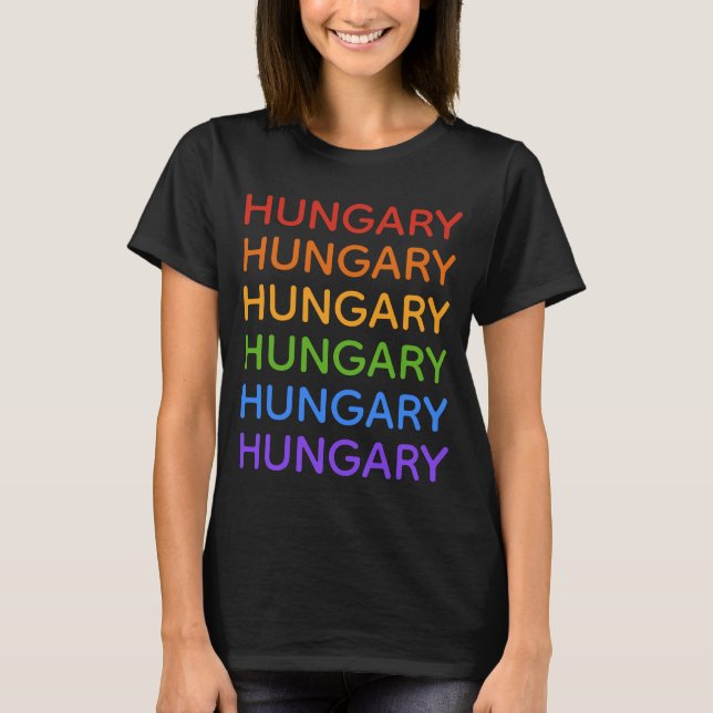 Camisetas y chaquetas de Rainbow Hungría (Anverso)