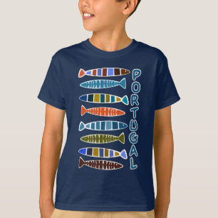 Camisetas y chaquetas del modelo de los pescados