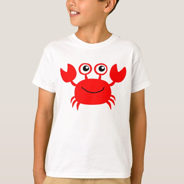 Camisetas y chaquetas felices del cangrejo (Anverso)