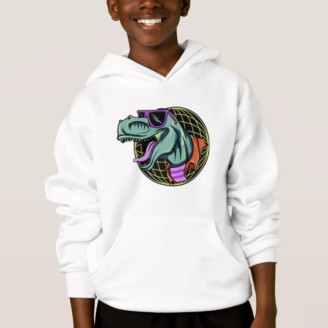 Camisetas y chaquetas Hipster T-Rex (Anverso)