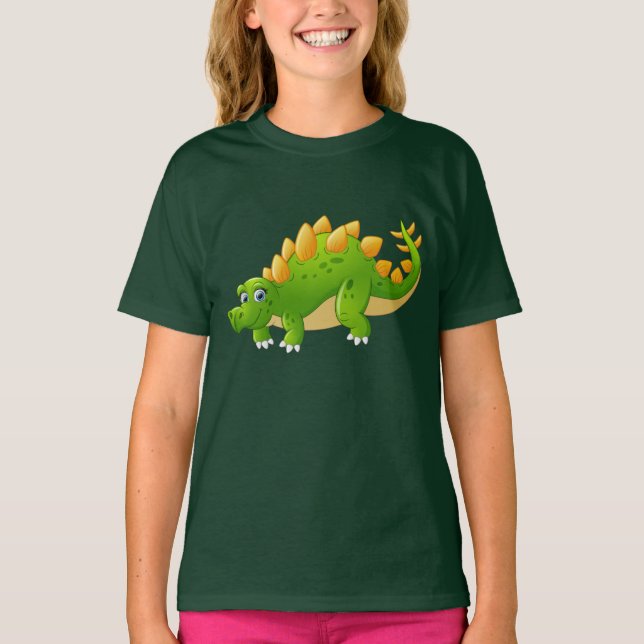 Camisetas y chaquetas lindos del dinosaurio (Anverso)