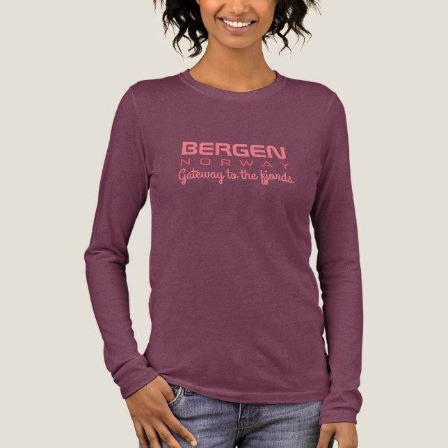 CAMISETAS y chaquetas personalizados de BERGEN Nor (Anverso)