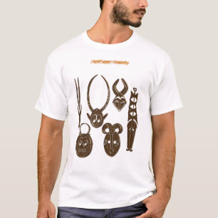Camisetas y copas de arte de la TRIBAL AFRICANA