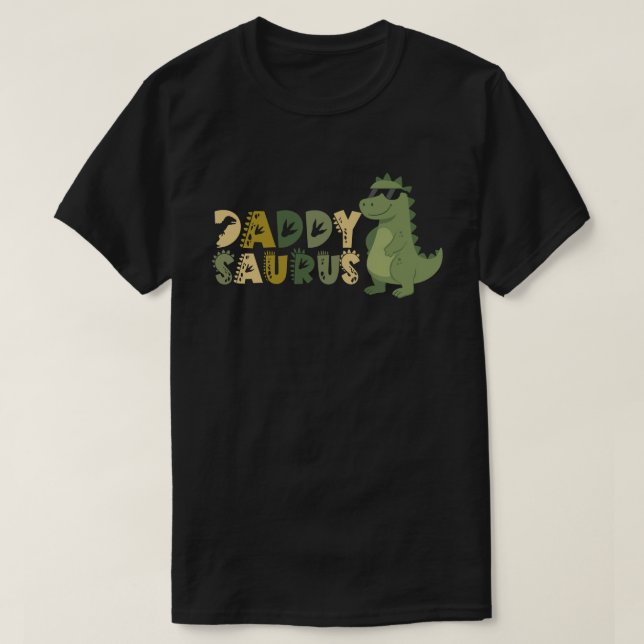 Camisetas y diseños de camisetas de Daddysaurus,  (Diseño del anverso)