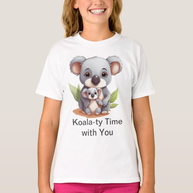 Camisetas y Koalas - Camiseta de amor australiana (Anverso)