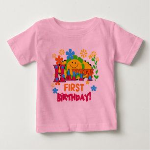 Camisetas y regalos alegres para el primer cumplea