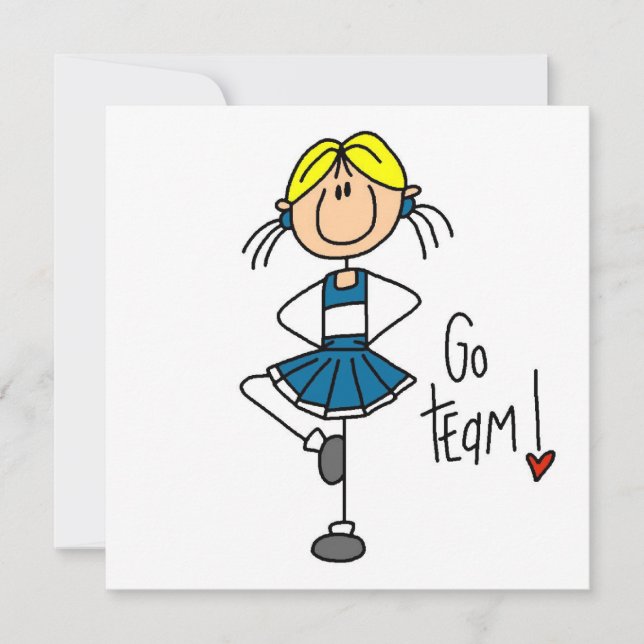 Camisetas y regalos animadores de Blue Stick (Anverso)