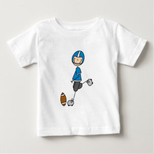 Camisetas y regalos azules de jugador de fútbol