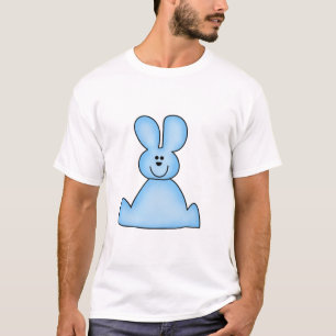 Camisetas y regalos (azules) del conejito de la