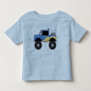 Camisetas y regalos azules del monster truck