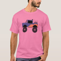Camisetas y regalos azules del monster truck