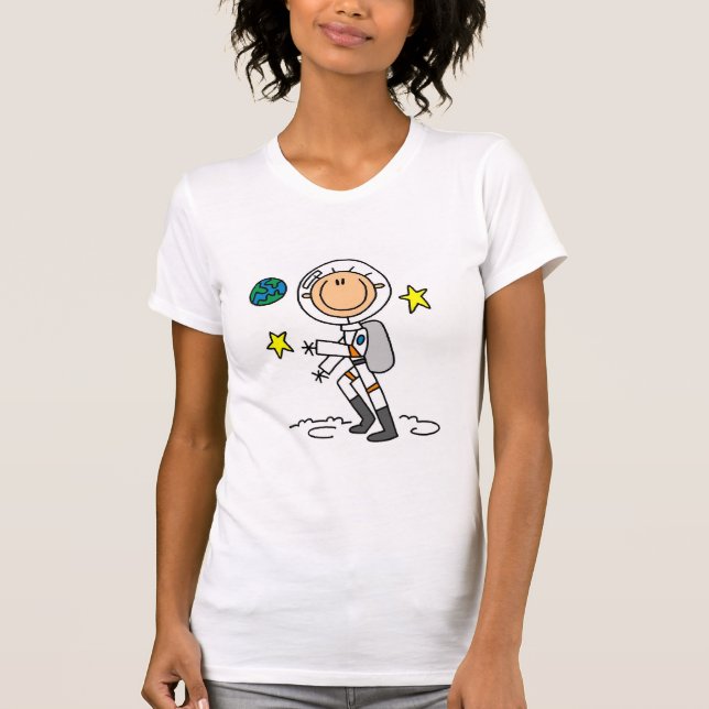 Camisetas y regalos básicos del astronauta (Anverso)