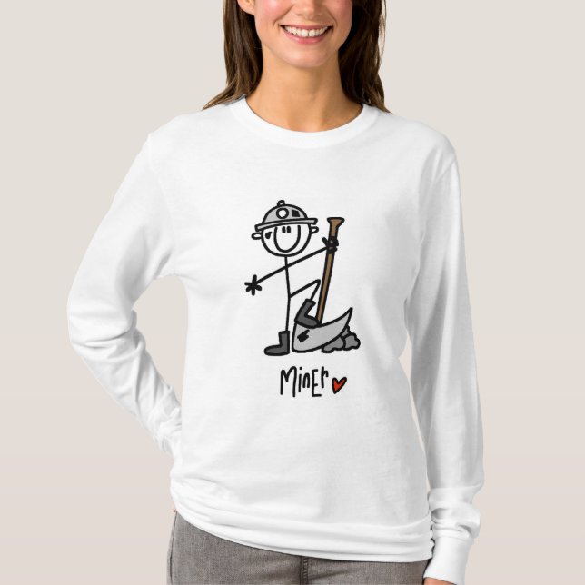 Camisetas y regalos básicos del minero (Anverso)