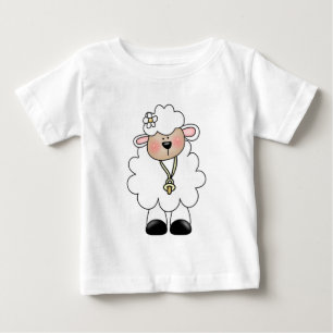Camisetas y regalos blancos del cordero