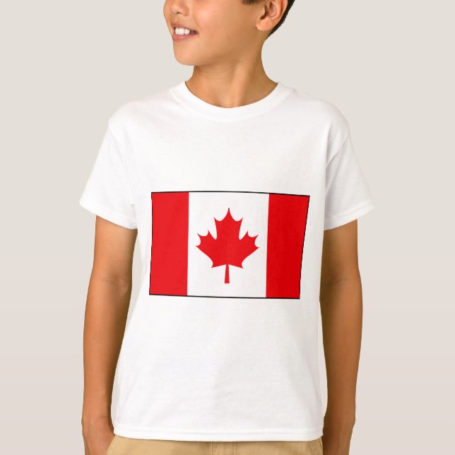 Camisetas y regalos canadienses de la bandera (Anverso)