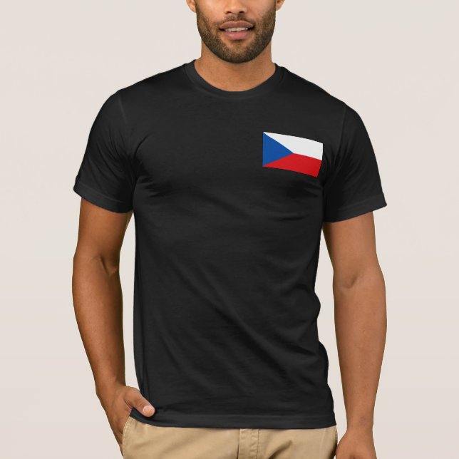 Camisetas y regalos checos de la bandera (Anverso)