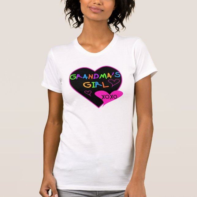 Camisetas y regalos Chicas de la abuela del corazó (Anverso)