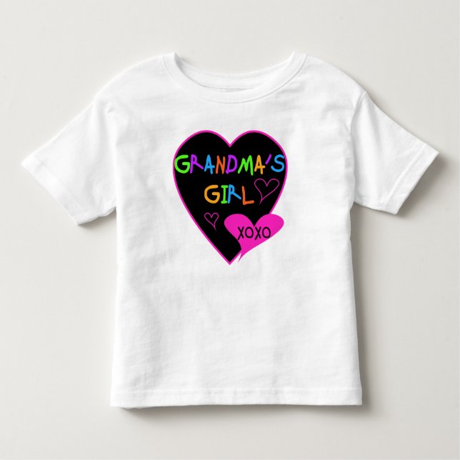 Camisetas y regalos Chicas de la abuela del corazó (Anverso)