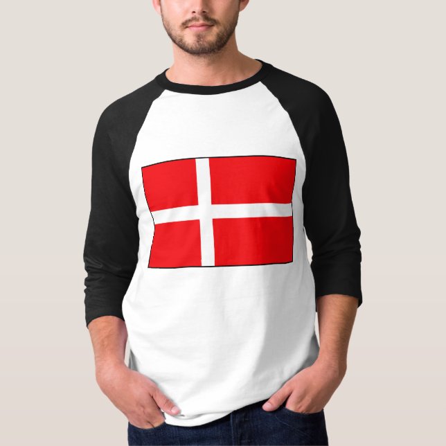 Camisetas y regalos daneses de la bandera (Anverso)
