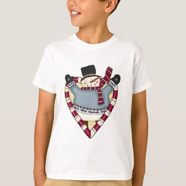 Camisetas y regalos de amor para hombres de nieve (Anverso)