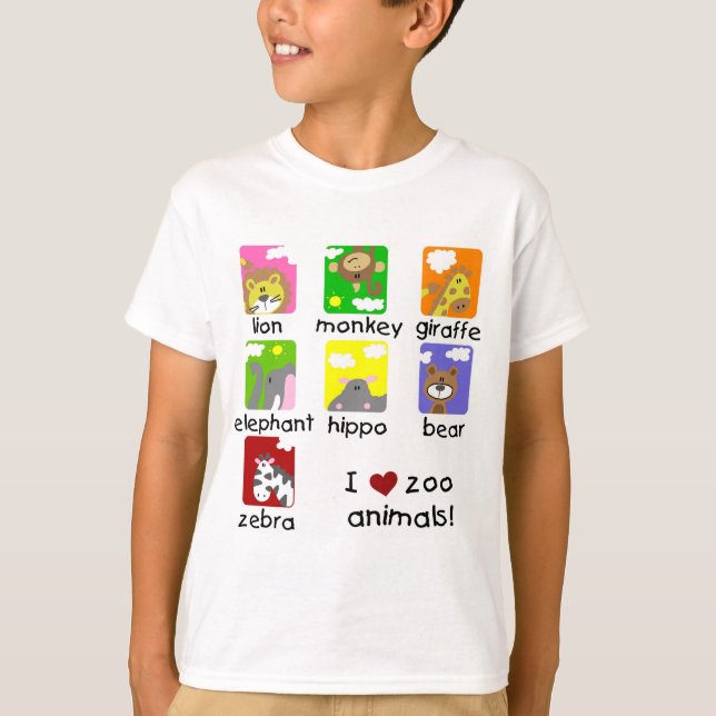 Camisetas y regalos de animales del zoológico (Anverso)